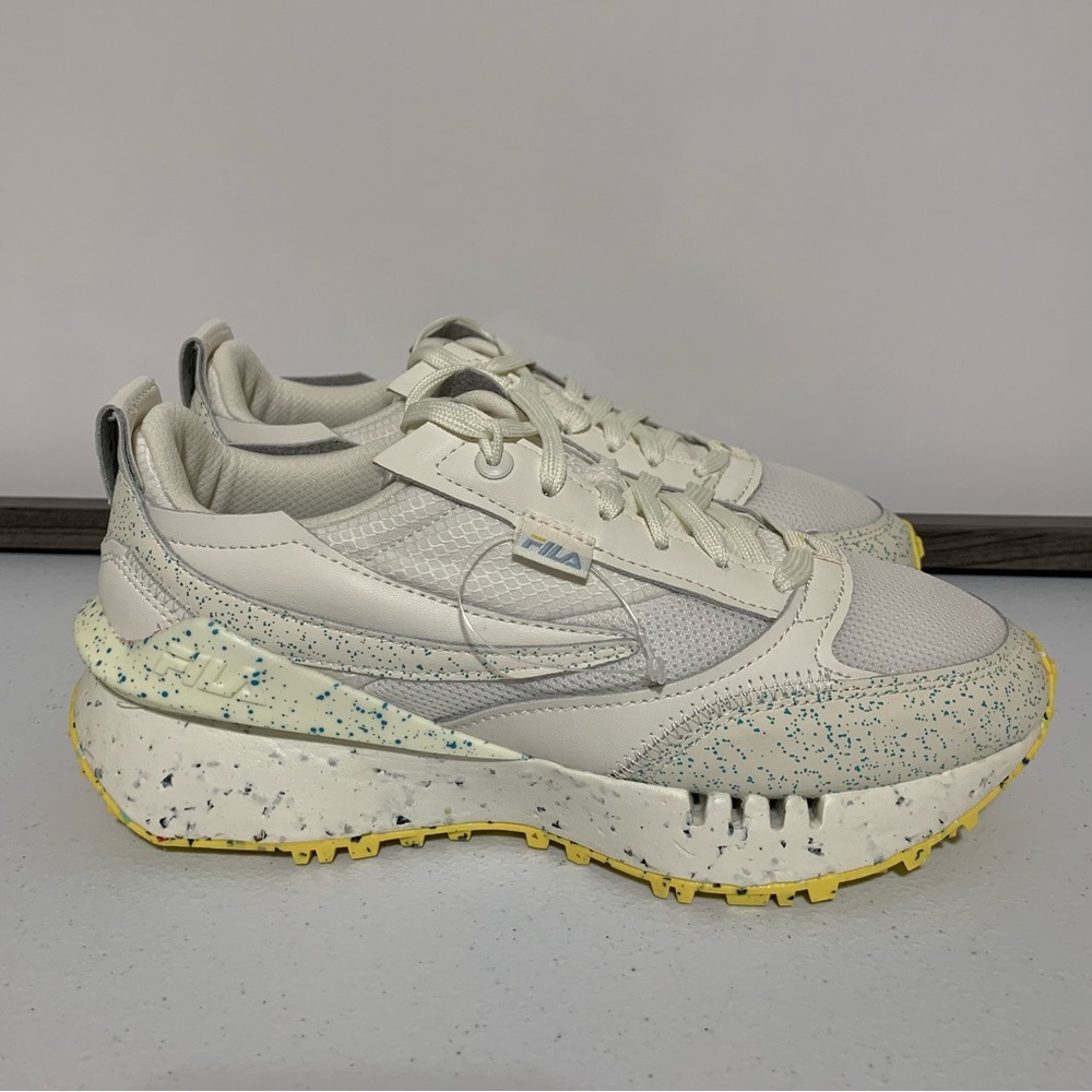Fila Women’s Renno N-Generation Green Splatter Sneakers-Size 8 NWOT